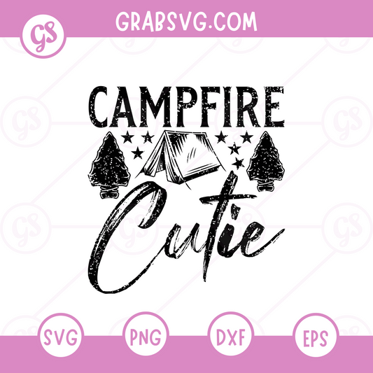 Campfire cutie  Free SVG Files & PNG