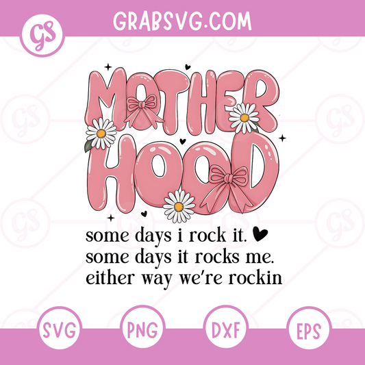 Free Mother Hood SVG Cut File – Mom Cute Love Design
