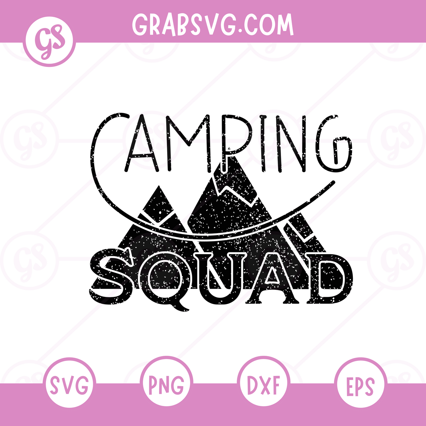 Camping squad Free SVG Files & PNG