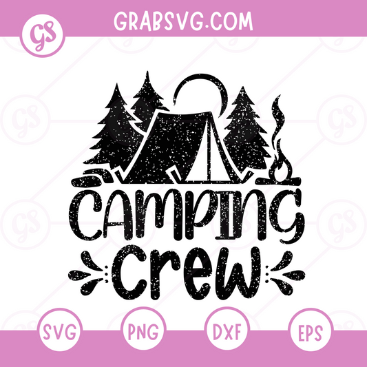 Camping crew Free SVG Files & PNG