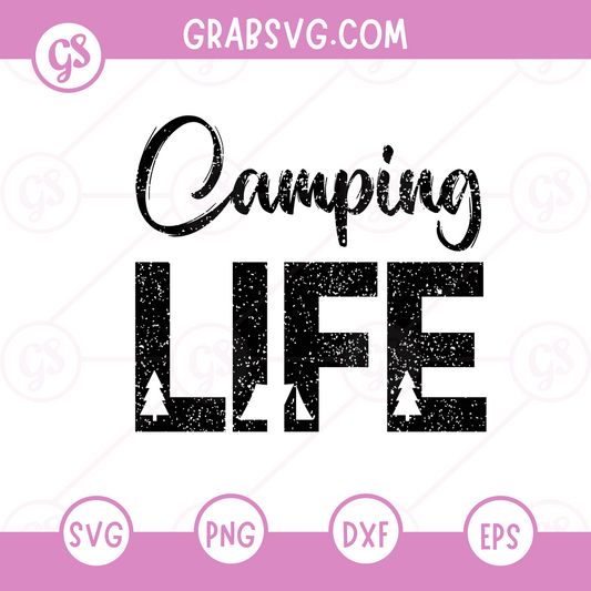Camping life Free SVG Files & PNG