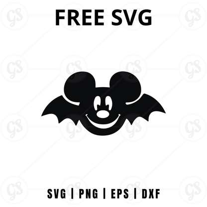 Halloween Pumpkin Mouse SVG Free | Orange Fall Pumpkin Ears Design for Cricut & Silhouette