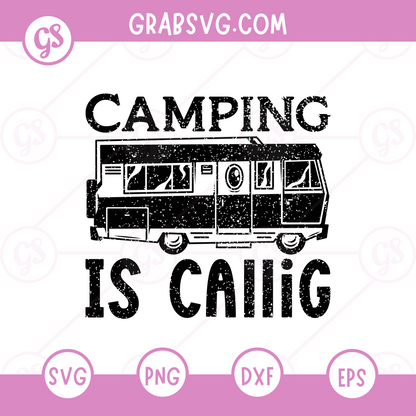Camping is calling Free SVG Files & PNG