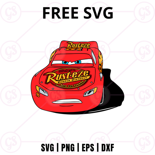 Cars SVG Free | Front View Race Car Cut File for Cricut & Silhouette
