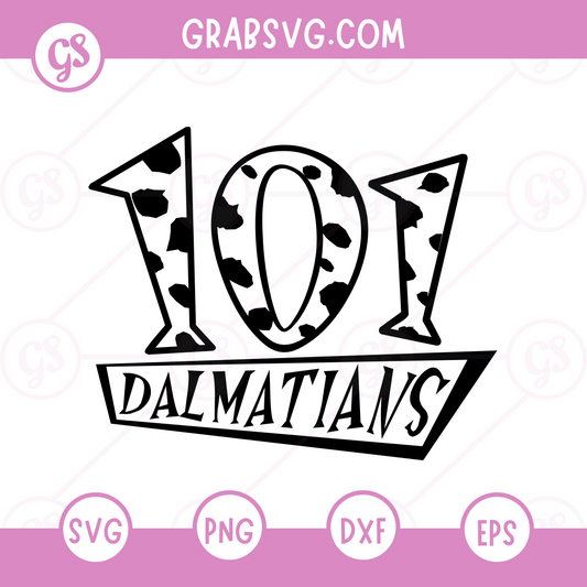 101 Dalmatians SVG Free | Official Movie Logo Design for Cricut & Silhouette