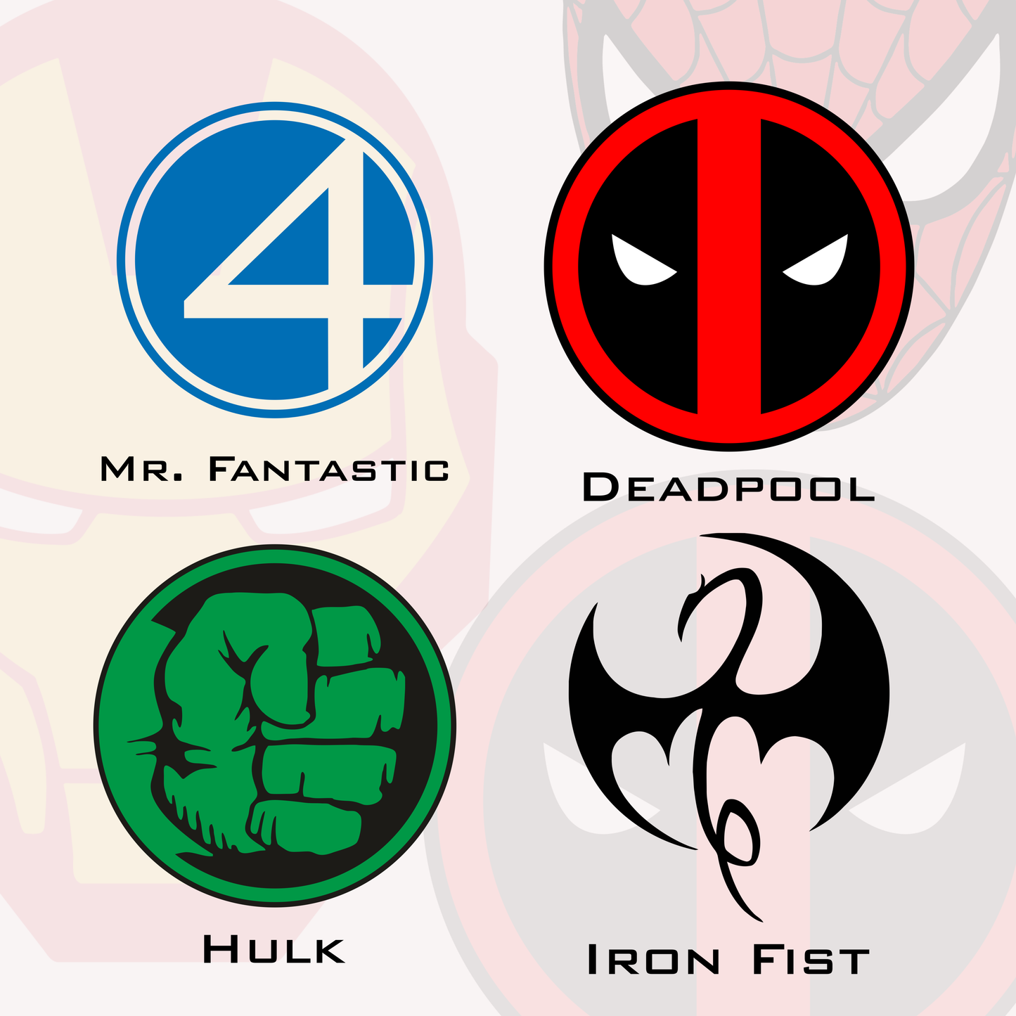 120+ Superhero Symbols SVG Bundle