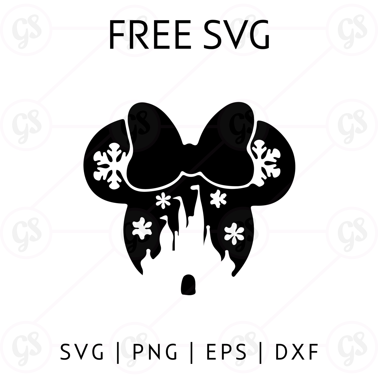 Minnie Snowflake Castle SVG Free | Festive Holiday SVG for Cricut & Silhouette