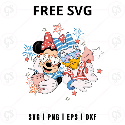 Walt Disney World Fireworks SVG Free | Magical Patriotic Disney Cut File for Cricut & Silhouette